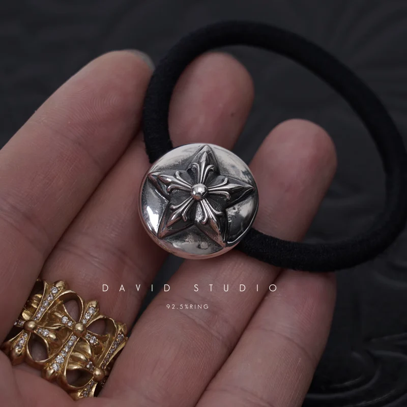 CHROME HEARTS STAR HAIR TIE