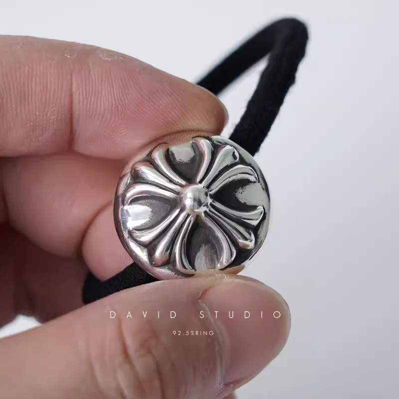 CHROME HEARTS CROSS BALL HAIR TIE