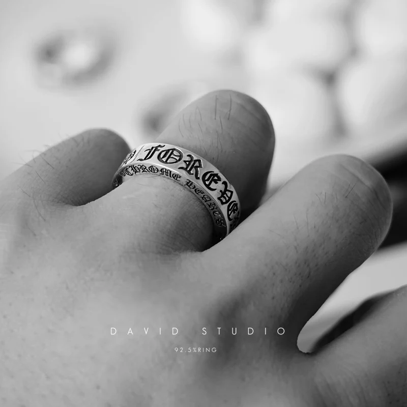 6MM CHROME HEARTS FOREVER RING – SPACER