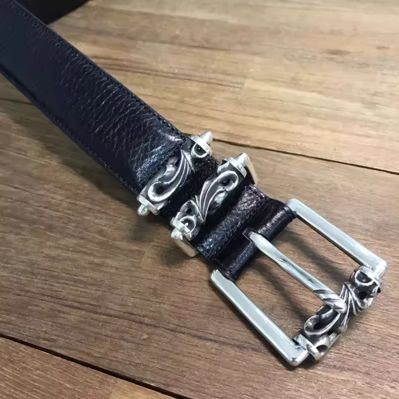BLT 3PC ROLLER BUCKLE COWHIDE LEATHER BELT