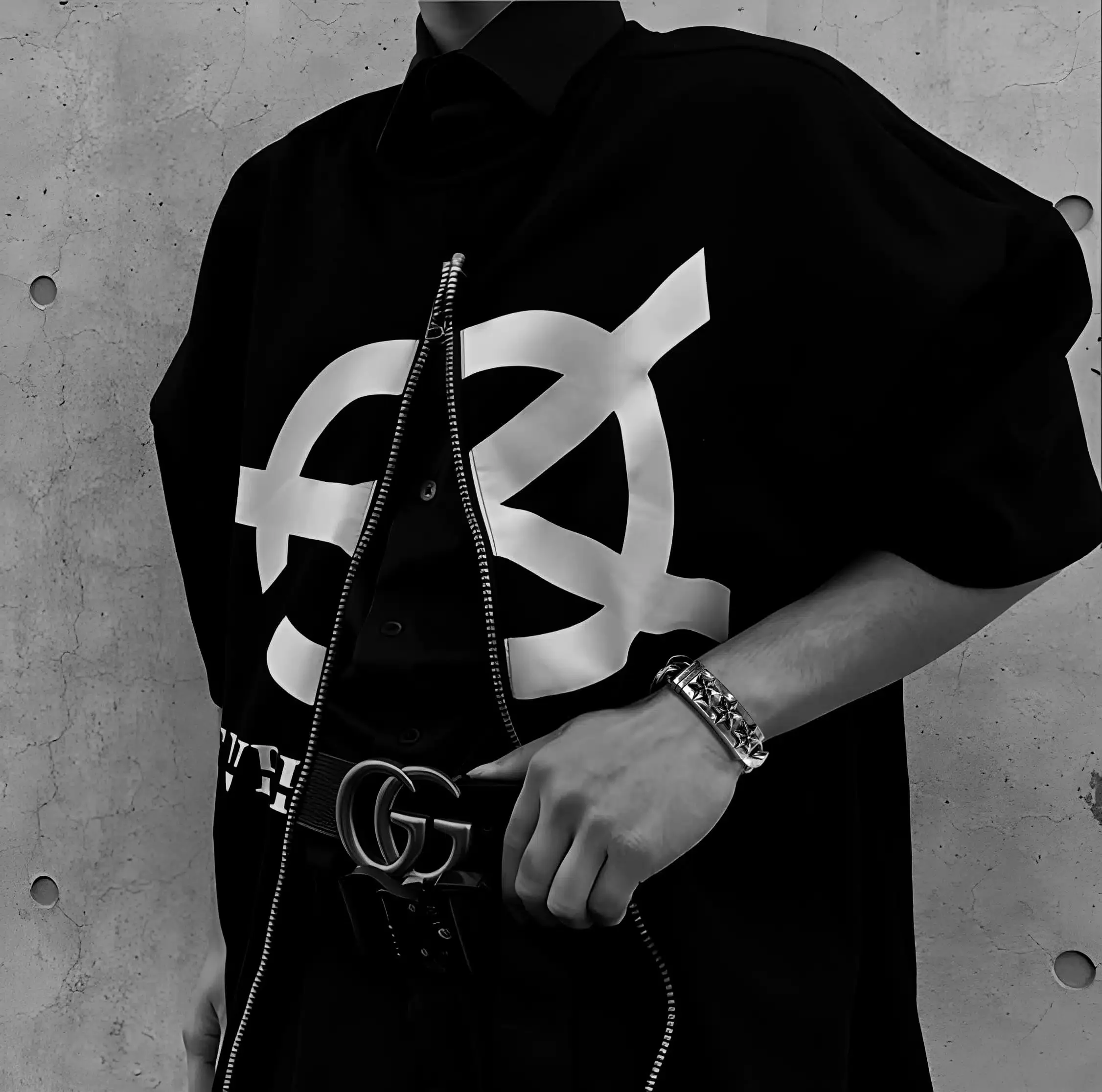 6 SIDED STAR ID BRACELET