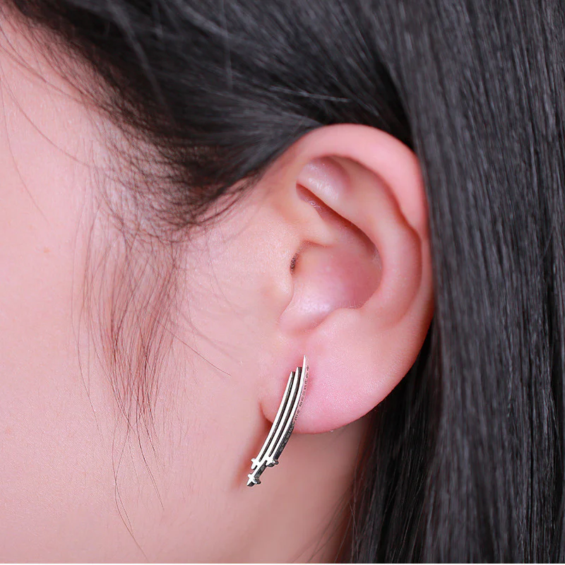 CHROME HEARTS 3RS CROSS EARRING