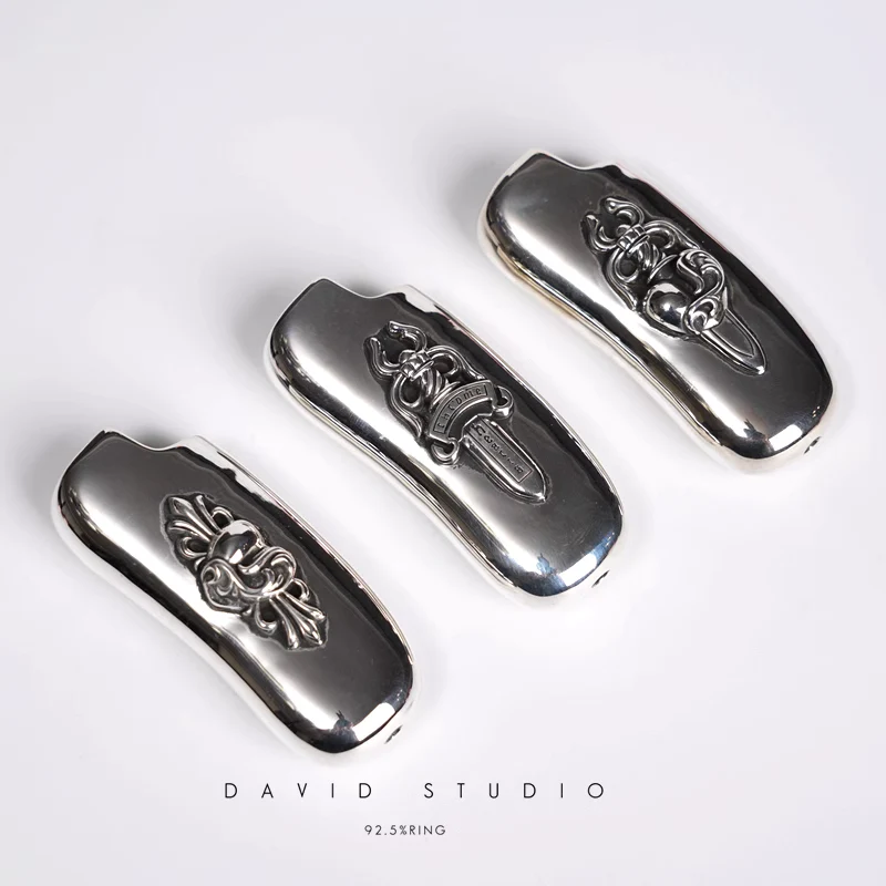 CHROME HEARTS DAGGER/HEART/DAGGER HEART LIGHTER CASE
