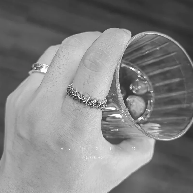 CHROME HEARTS 5 SIDED STAR LOOP RING