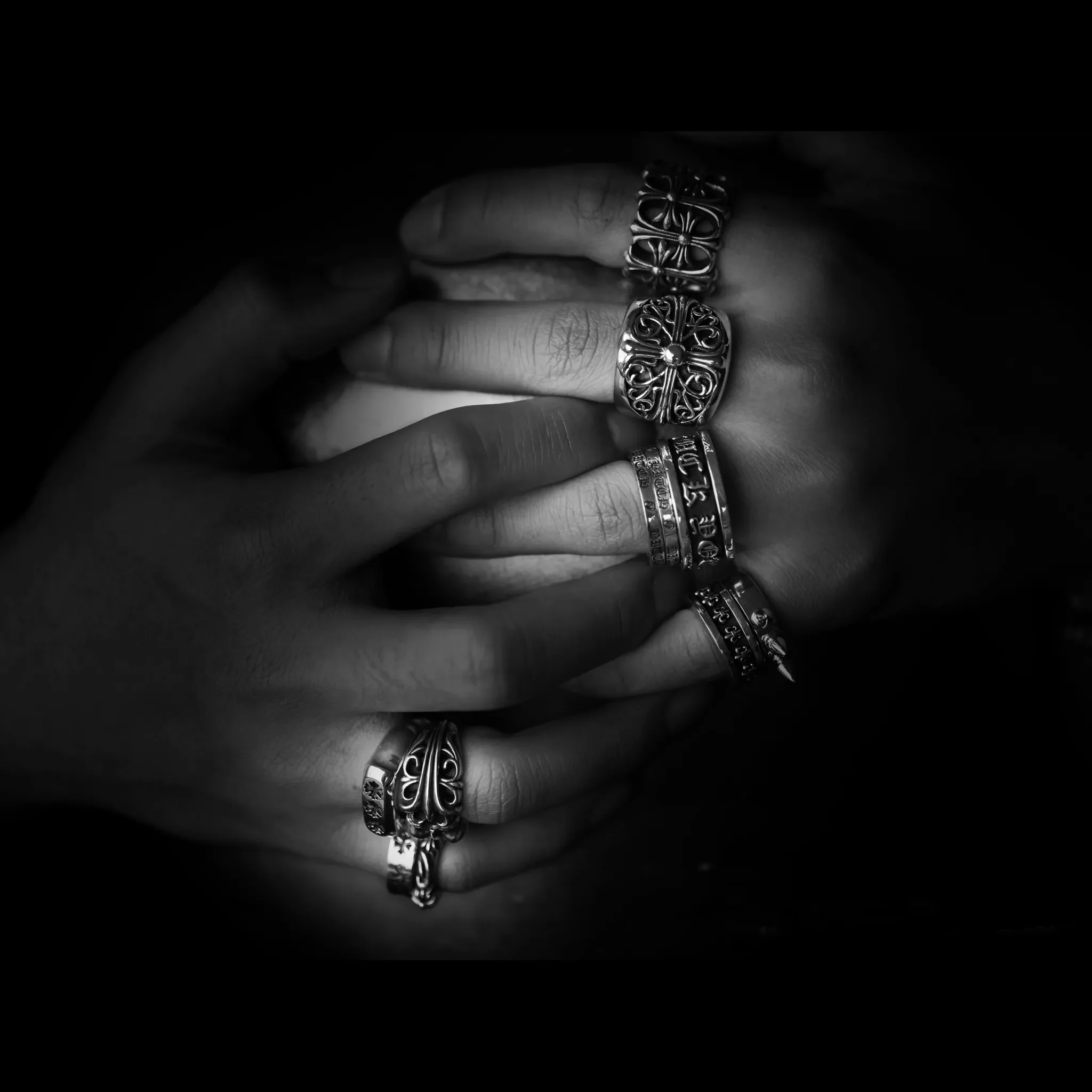 CHROME HEARTS CEMETERY RING