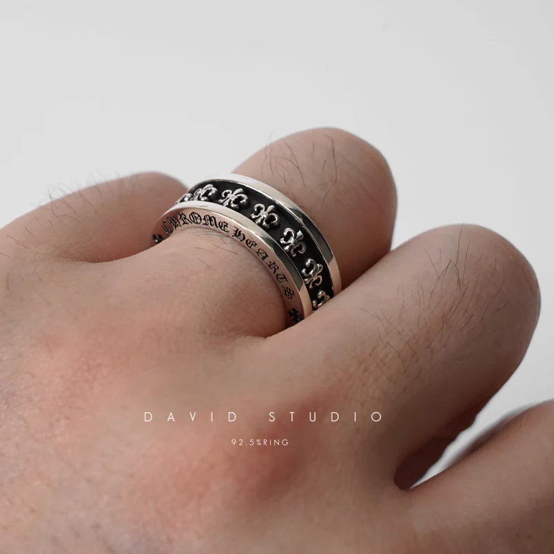 CHROME HEARTS SMALL BS FLEUR RING