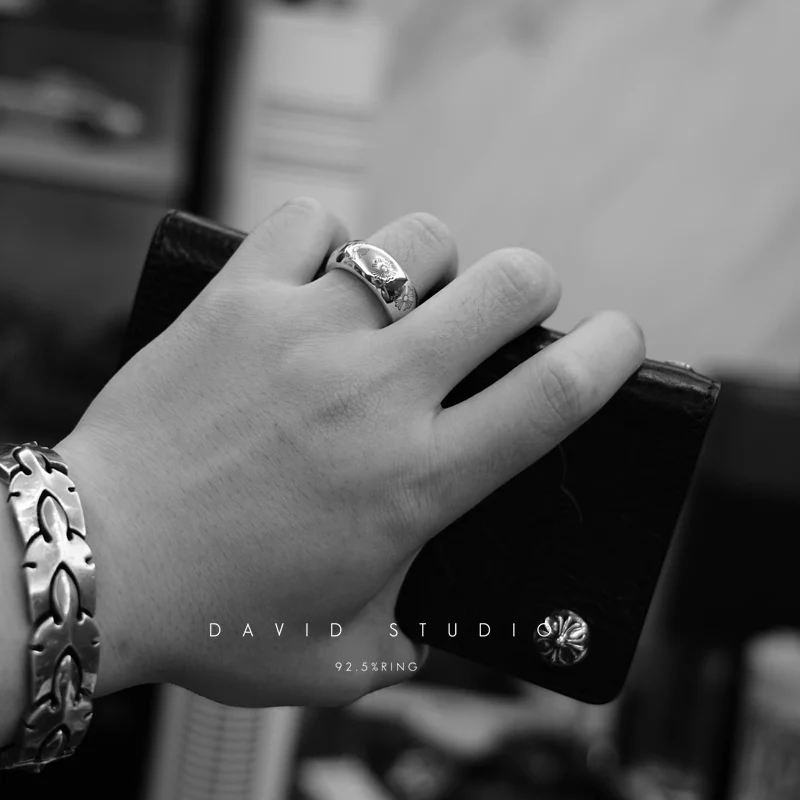 CHROME HEARTS ETCHED PLUS BAND RING