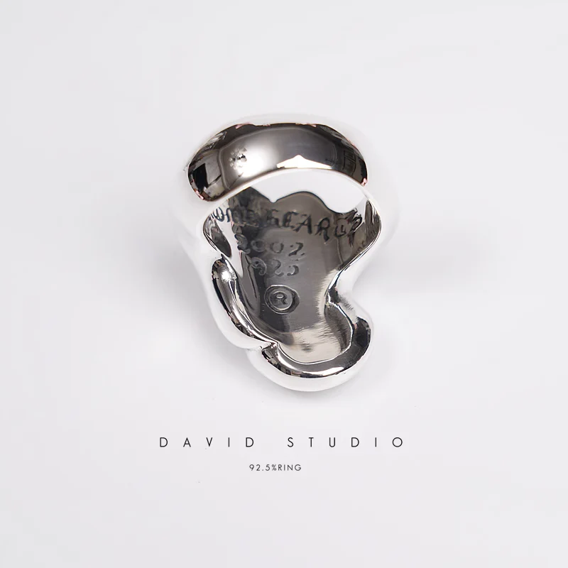 CHROME HEARTS LARGE ROLLING STONES TONGUE RING