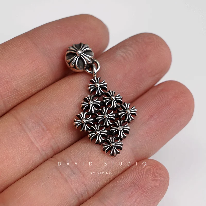 CHROME HEARTS CHAIN MAIL CH PLUS EARRING SMALL
