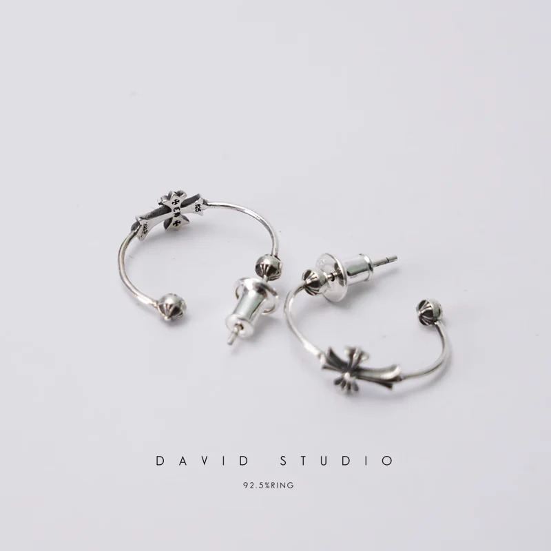 CHROME HEARTS SKINNY BANGLE BABYFAT EARRING