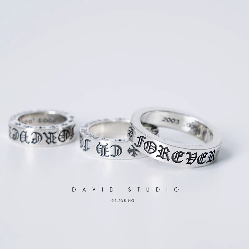 6MM CHROME HEARTS FOREVER RING – SPACER