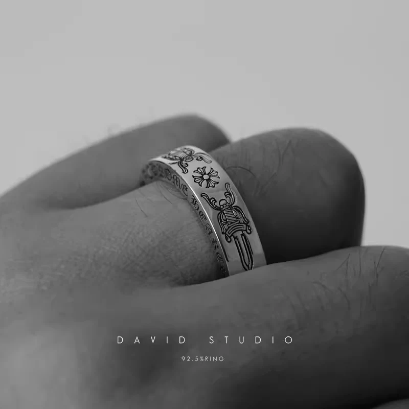 CHROME HEARTS DAGGER SPACER RING – 6MM