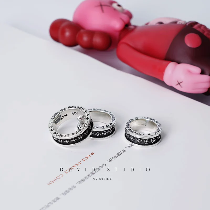 CHROME HEARTS TINY CH PLUS SPINNER RING