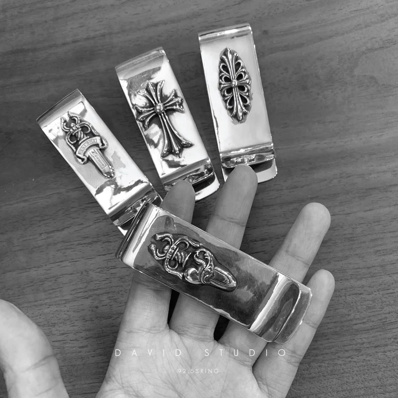 CHROME HEARTS FLORAL MONEY CLIP