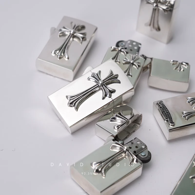 CHROME HEARTS DUBBLE CROSS ZIPPO LIGHTER