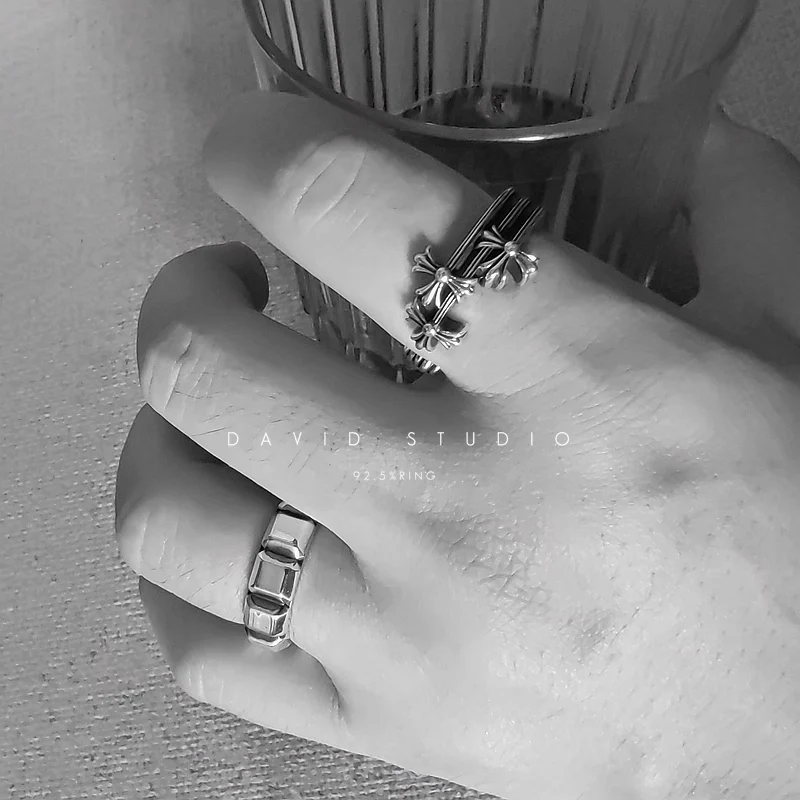 CHROME HEARTS CEMETERY HOOP RING