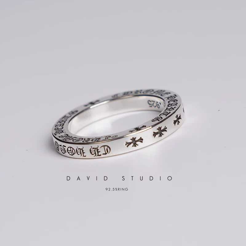 CHROME HEARTS 3MM FUCK YOU RING – SPACER