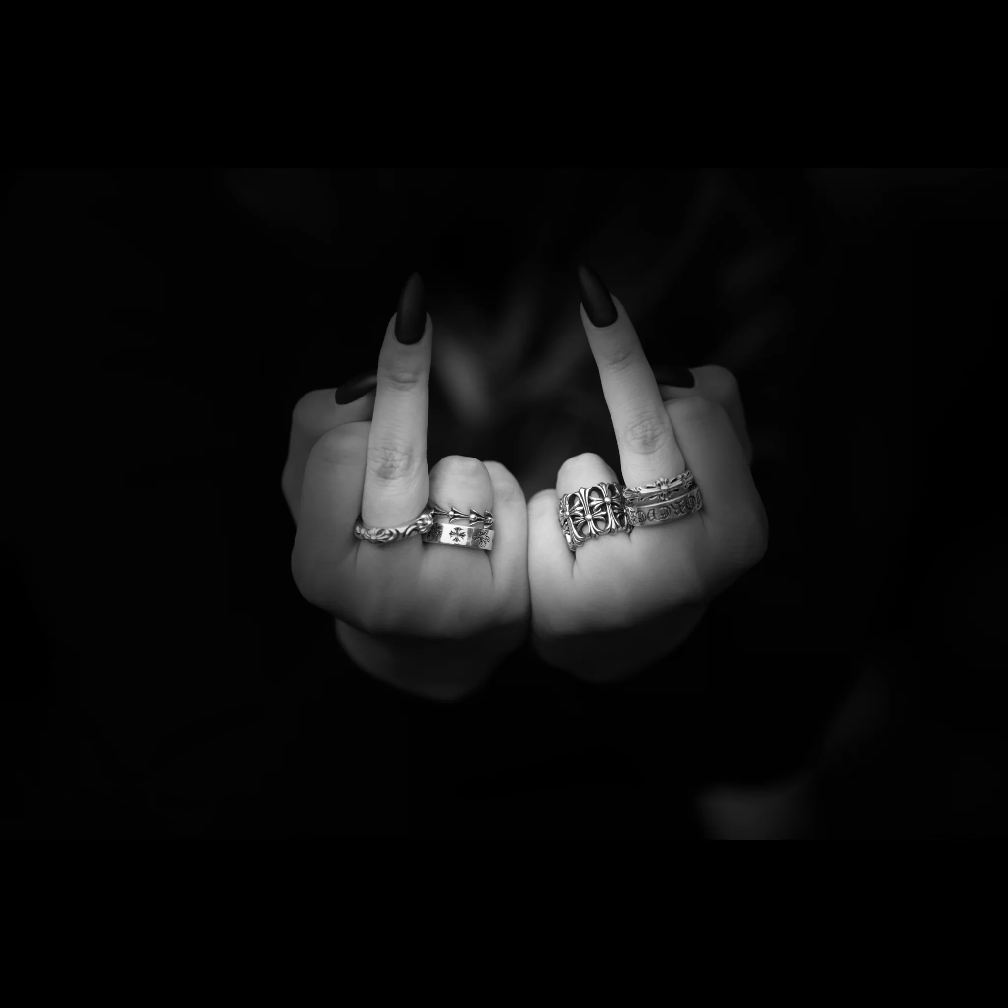 CHROME HEARTS CEMETERY RING