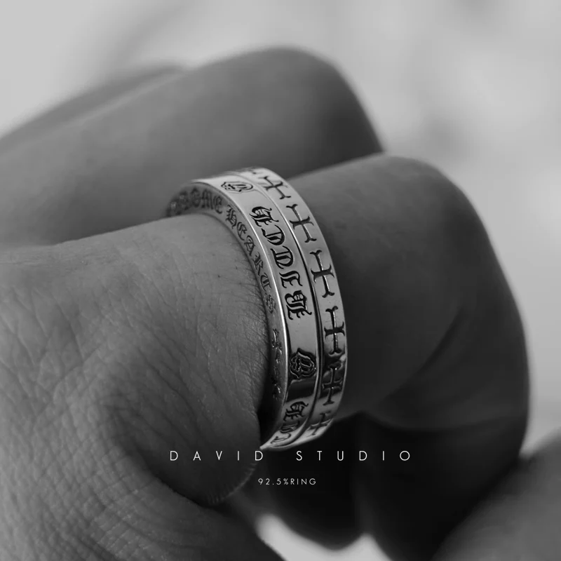 CHROME HEARTS 3MM THE ROLLING STONES B*TCH SPACER RING