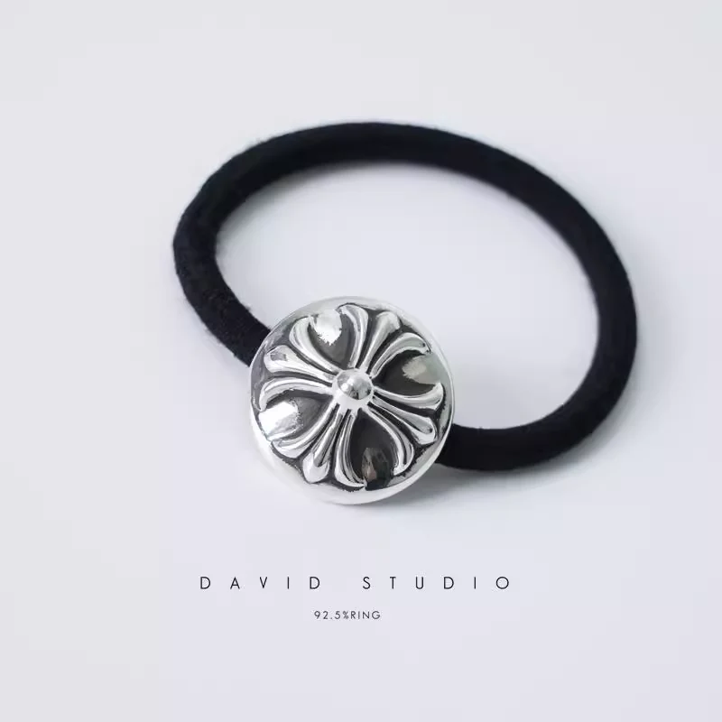 CHROME HEARTS CROSS BALL HAIR TIE