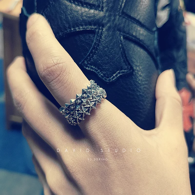 CHROME HEARTS 5 SIDED STAR LOOP RING