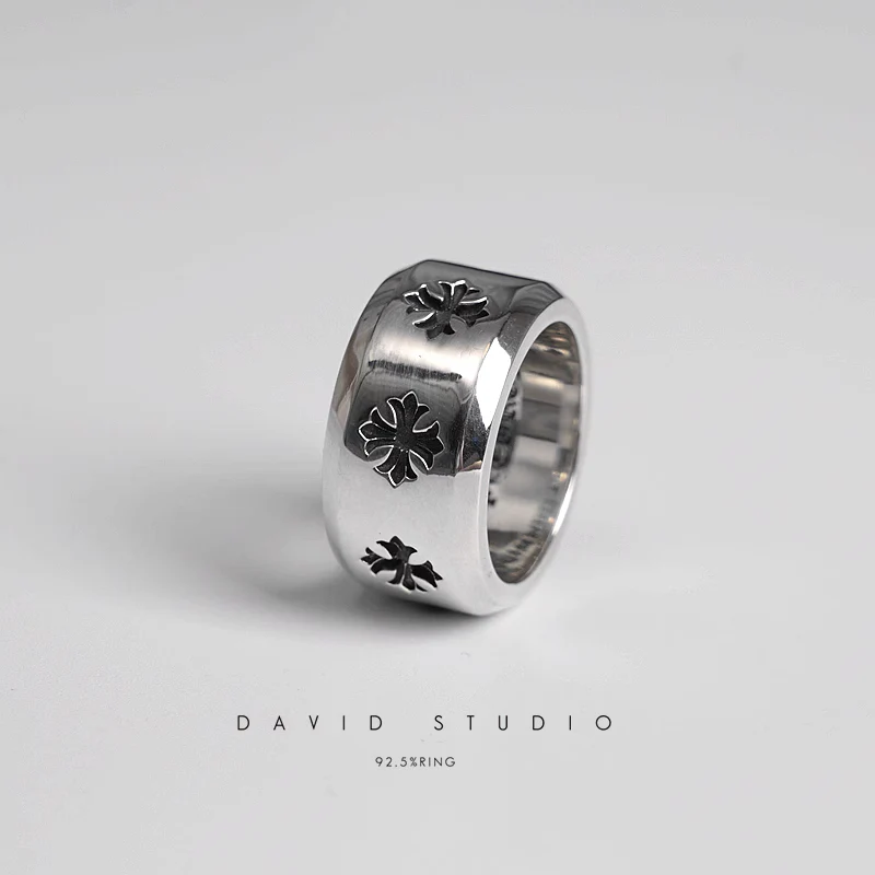 CHROME HEARTS CH PLUS THICK BAND RING