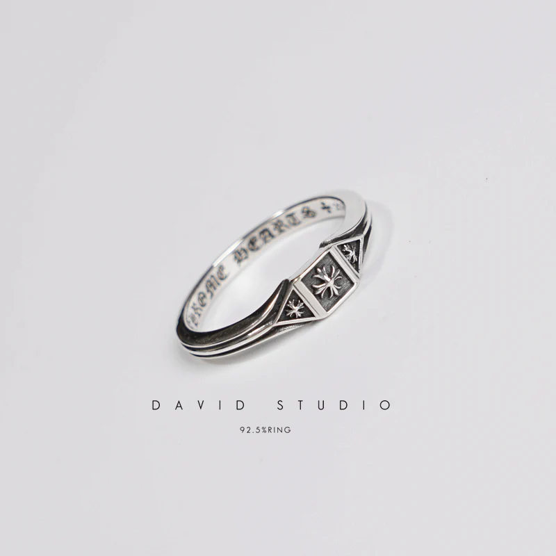 CHROME HEARTS TRIPLE CROSS DECO RING