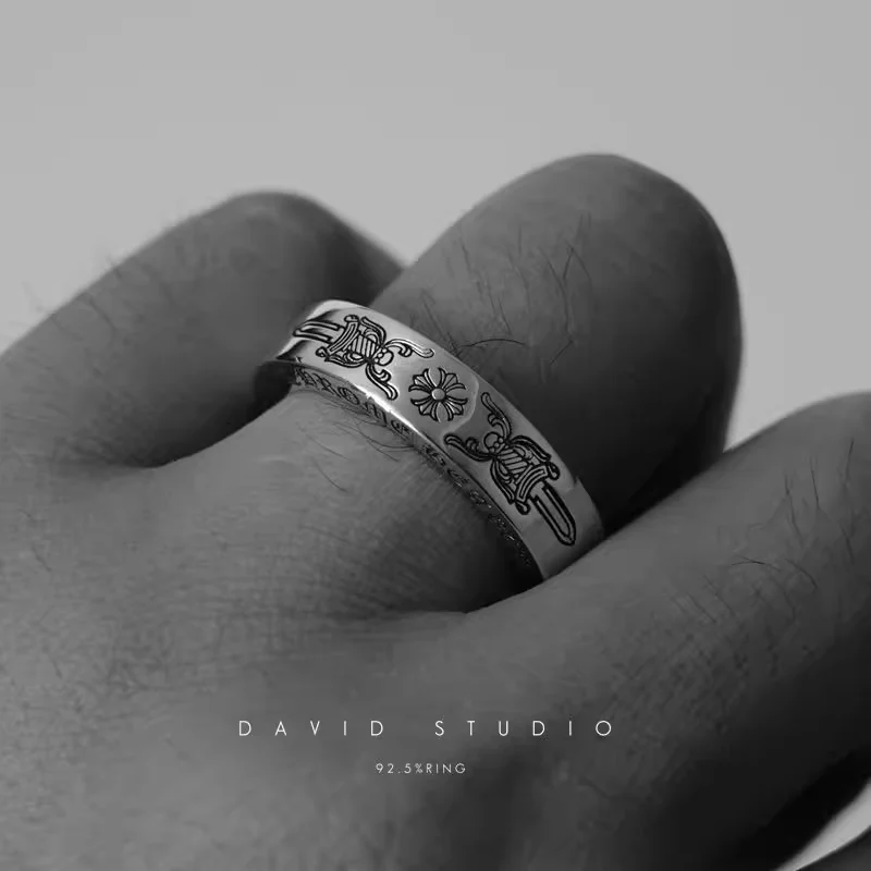 CHROME HEARTS DAGGER SPACER RING – 6MM