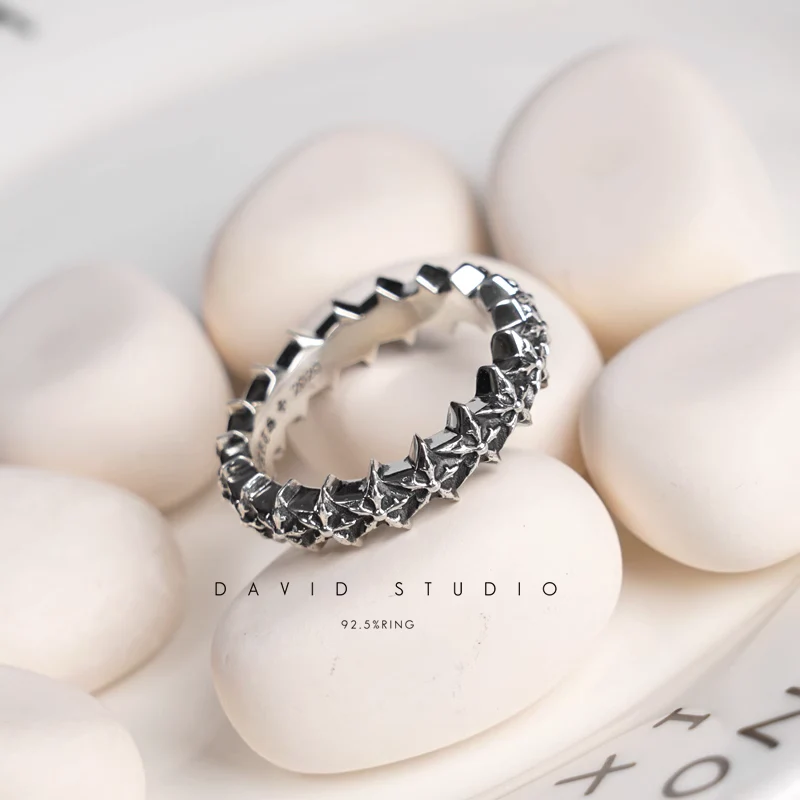 CHROME HEARTS 5 SIDED STAR LOOP RING