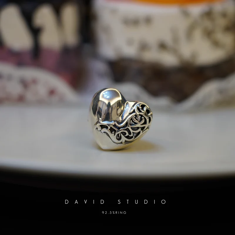 CHROME HEARTS HEART RING