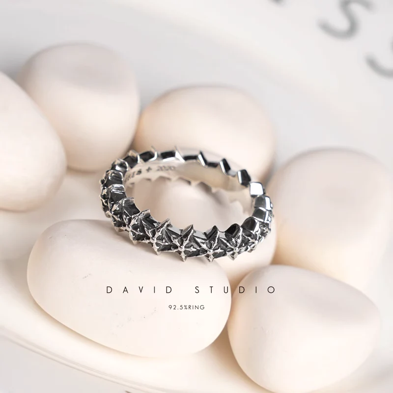 CHROME HEARTS 5 SIDED STAR LOOP RING