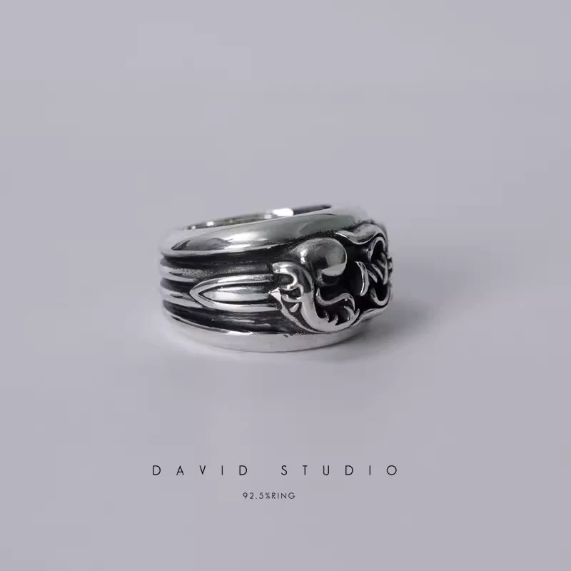 CHROME HEARTS DAGGER HEART RING