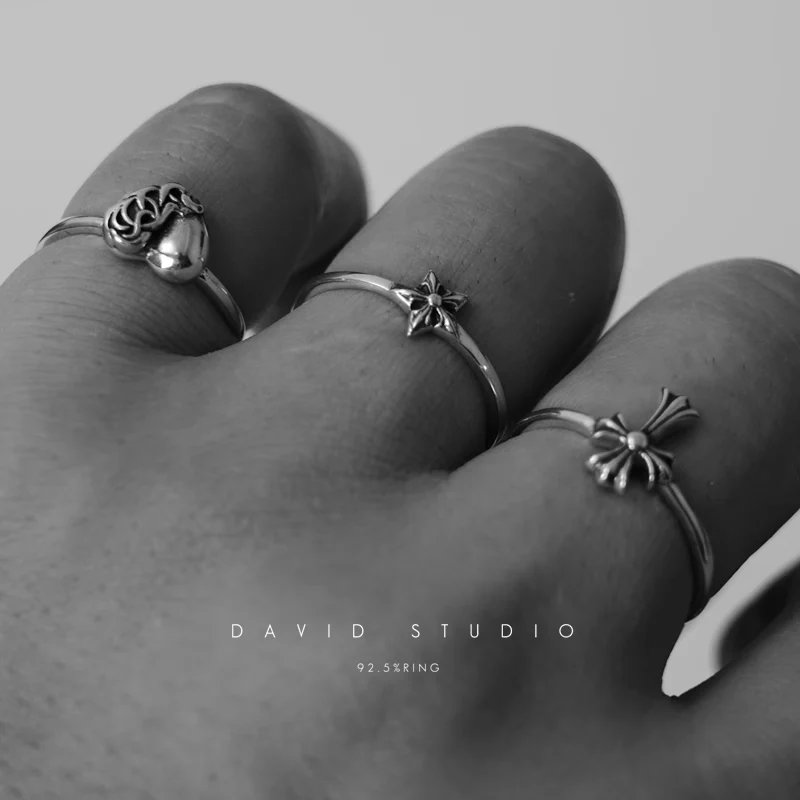 CHROME HEARTS MS.CH PLUS/CROSS/FOTI MAHALI/STAR/TONGUE/HEART RING