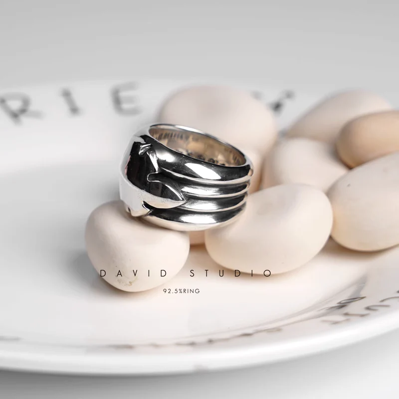 CHROME HEARTS BIG FLEUR TAIL RING