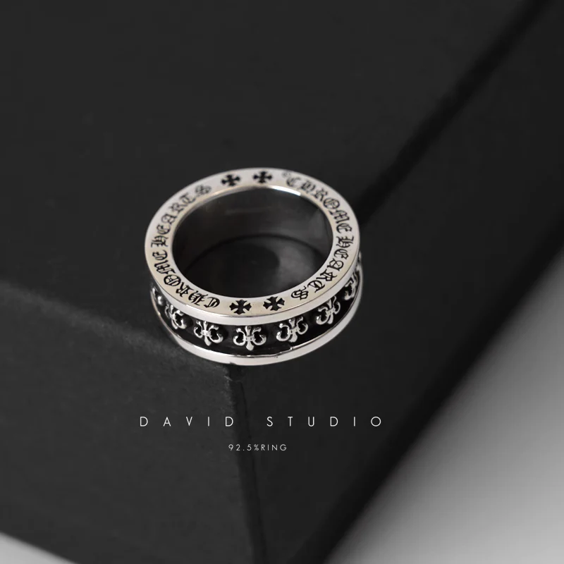 CHROME HEARTS SMALL BS FLEUR RING