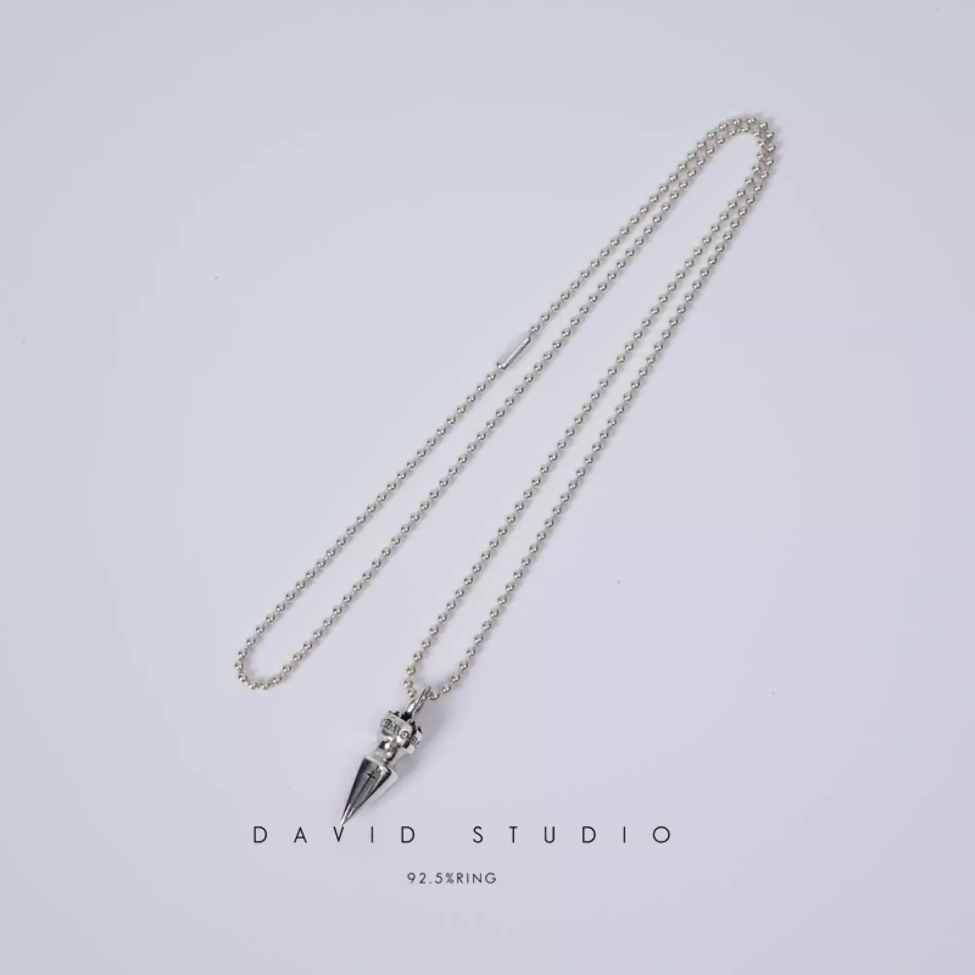 SPIKE PENDANT – BALL CHAIN