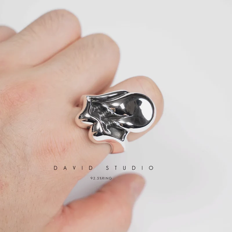 CHROME HEARTS LARGE ROLLING STONES TONGUE RING