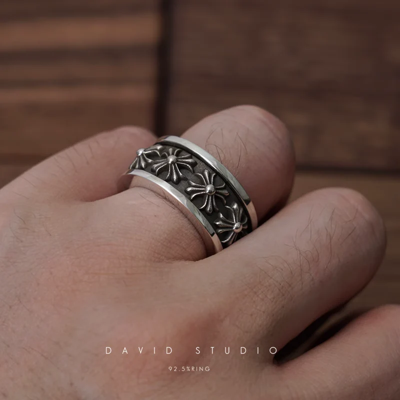 CHROME HEARTS CHX SPINNER RING