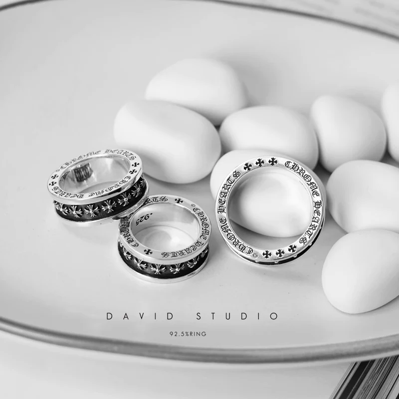 CHROME HEARTS TINY CH PLUS SPINNER RING