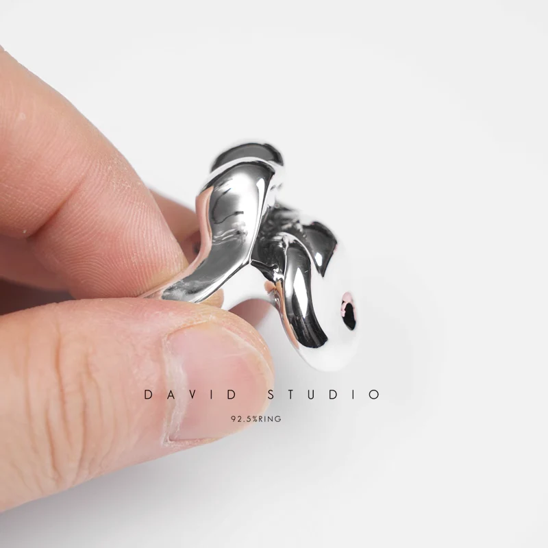 CHROME HEARTS LARGE ROLLING STONES TONGUE RING