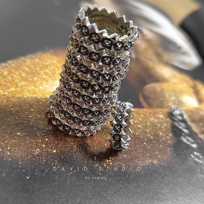 CHROME HEARTS CH PLUS RAGGED EDGE RING