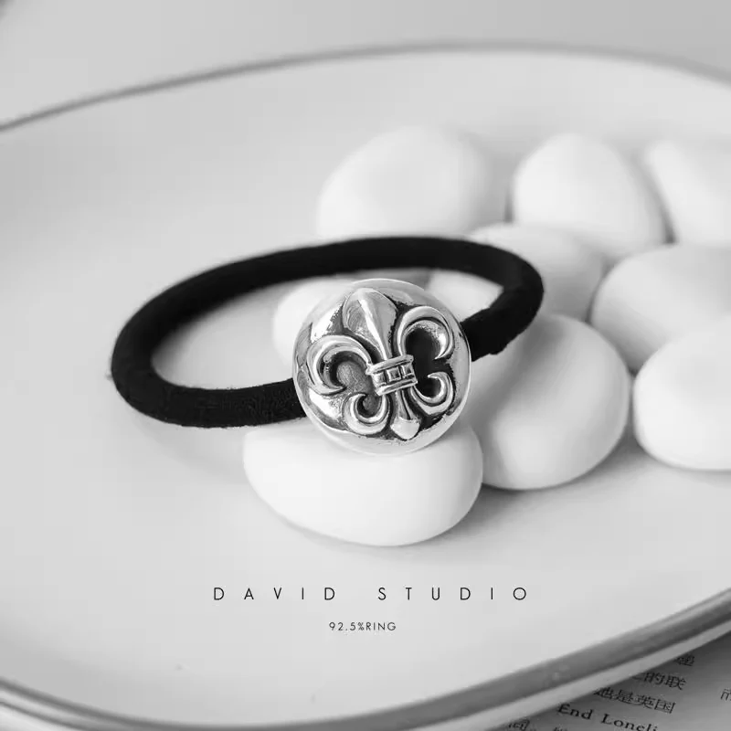 CHROME HEARTS BS FLEUR HAIR TIE