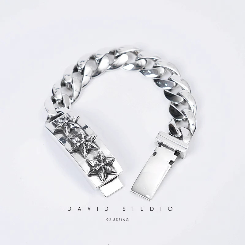 6 SIDED STAR ID BRACELET