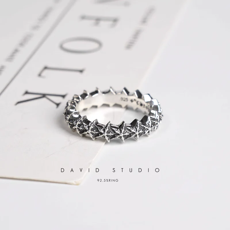 CHROME HEARTS 5 SIDED STAR LOOP RING
