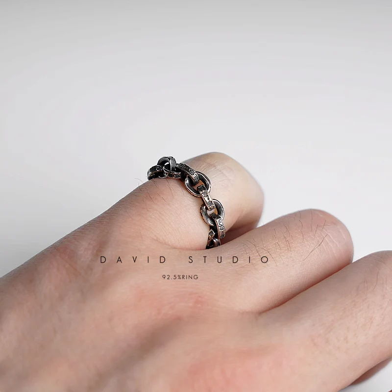 CHROME HEARTS PAPER CHAIN RING