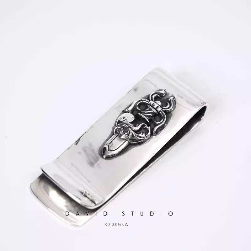 CHROME HEARTS HEART DAGGER MONEY CLIP