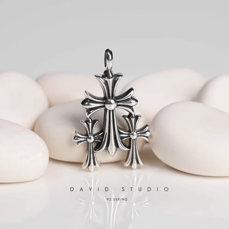 CHROME HEARTS CEMETERY CUT OUT PENDANT