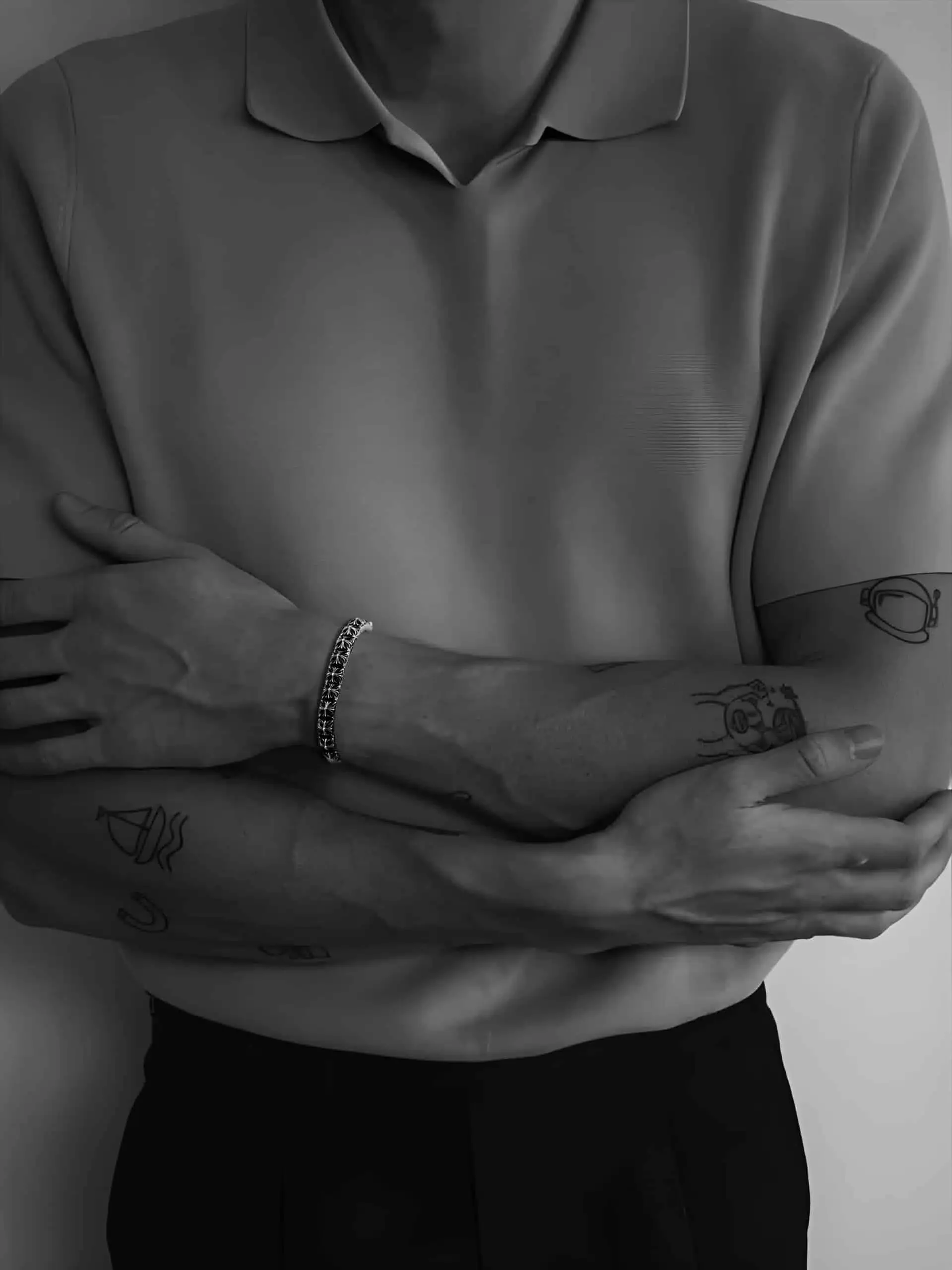 CH PLUS PYRAMID LINK BRACELET