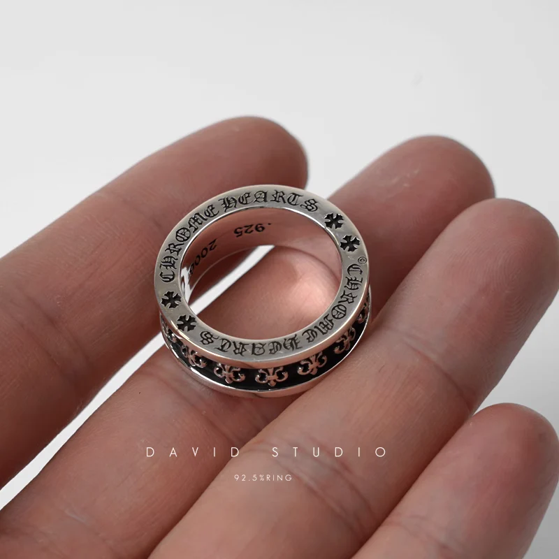 CHROME HEARTS SMALL BS FLEUR RING