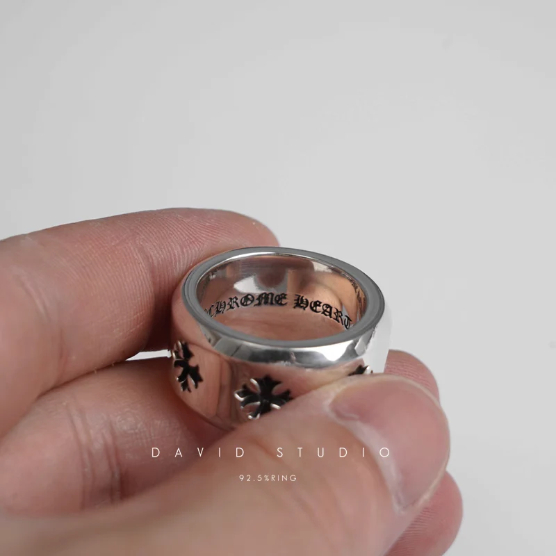 CHROME HEARTS CH PLUS THICK BAND RING